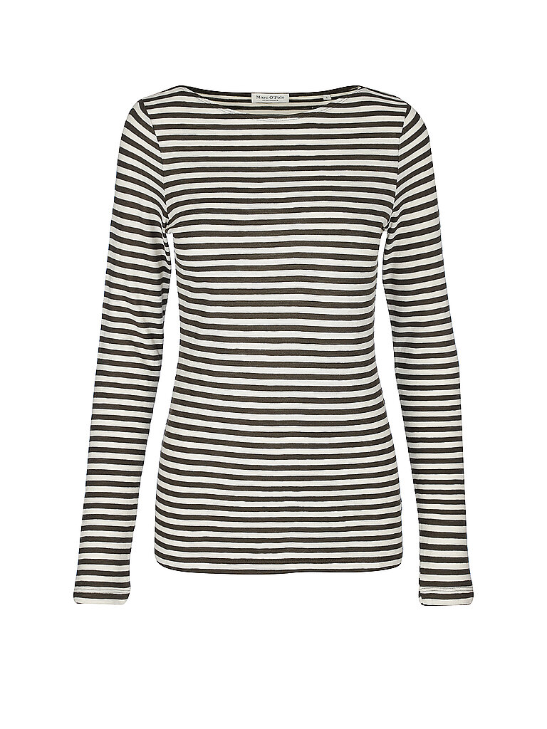 MARC O'POLO Langarmshirt olive | XS